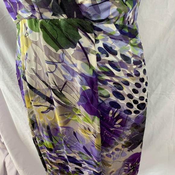 NWT 100% Silk dress with Crystal Rhinestone Appliqués - Picture 9 of 9